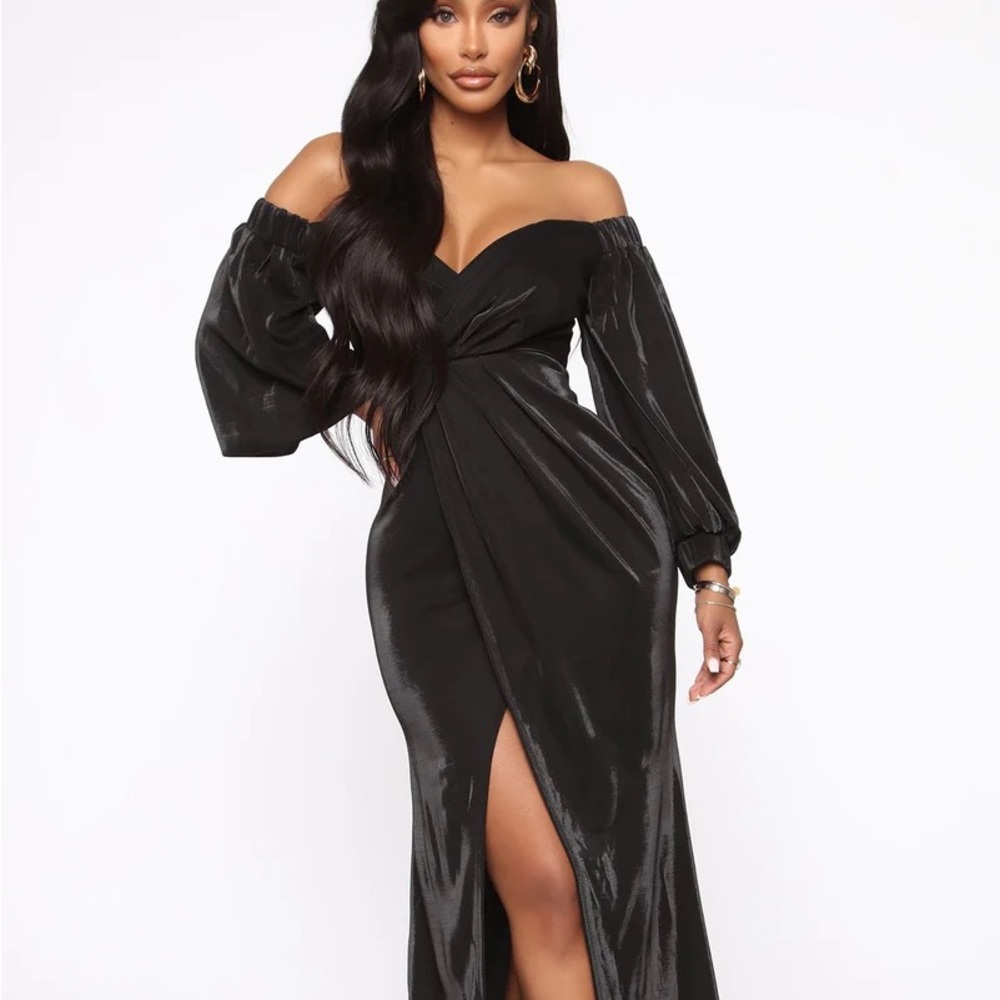 Fashion Nova black dress size L